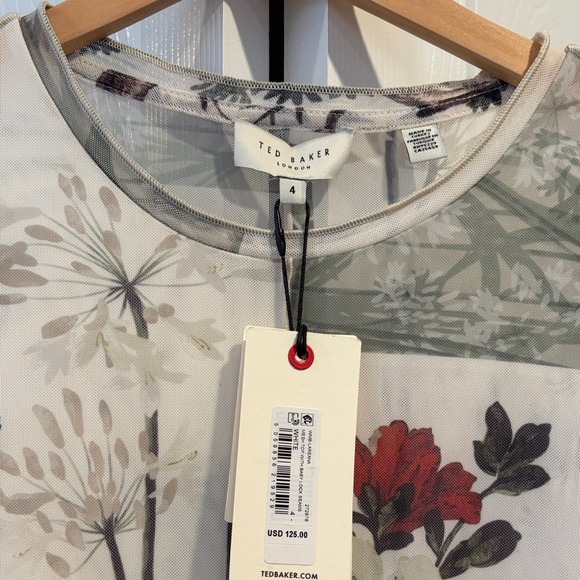 Ted Baker Multicolor Botanical Long Sleeve Top - Picture 5 of 15